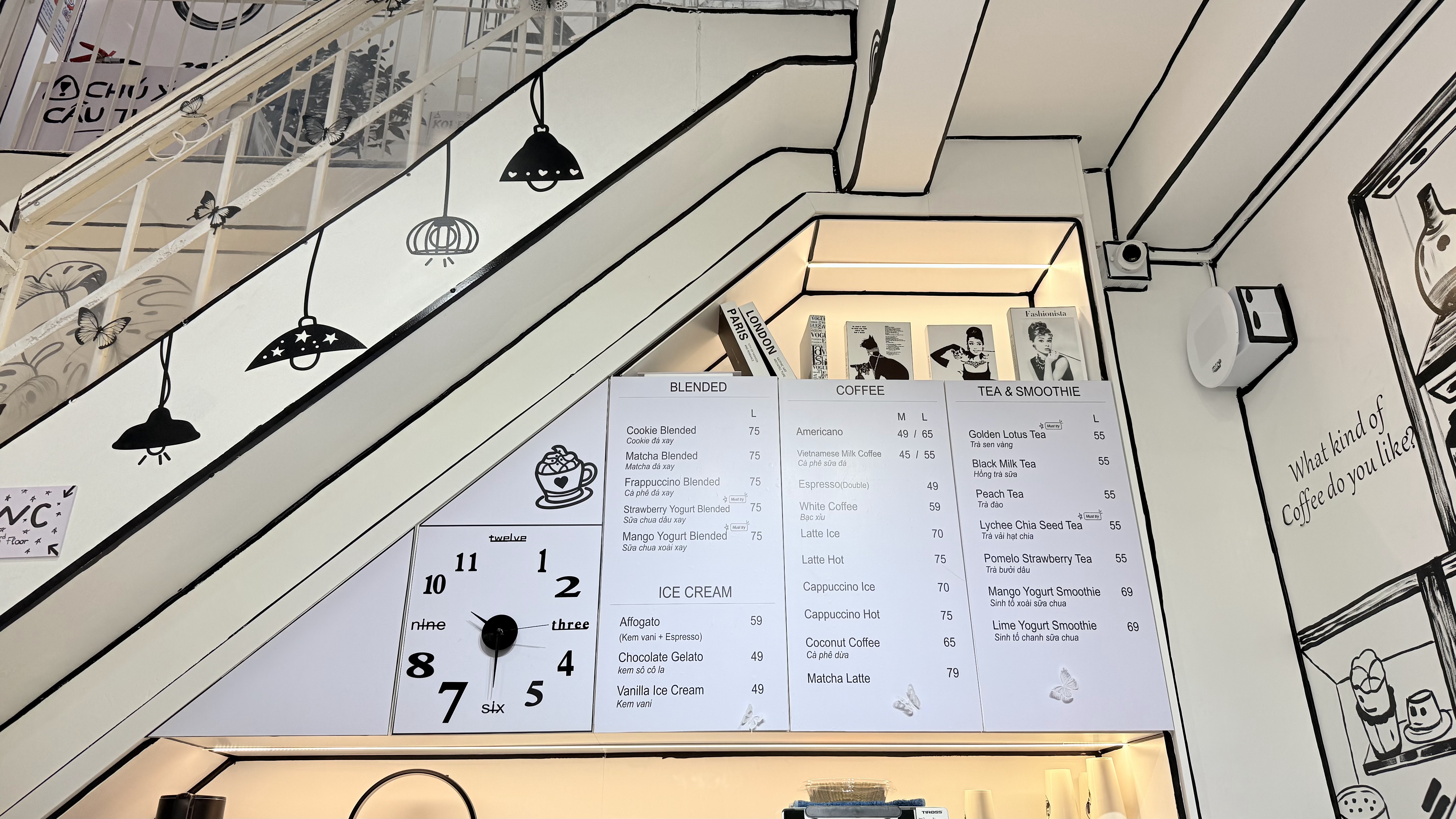 The newest menu board