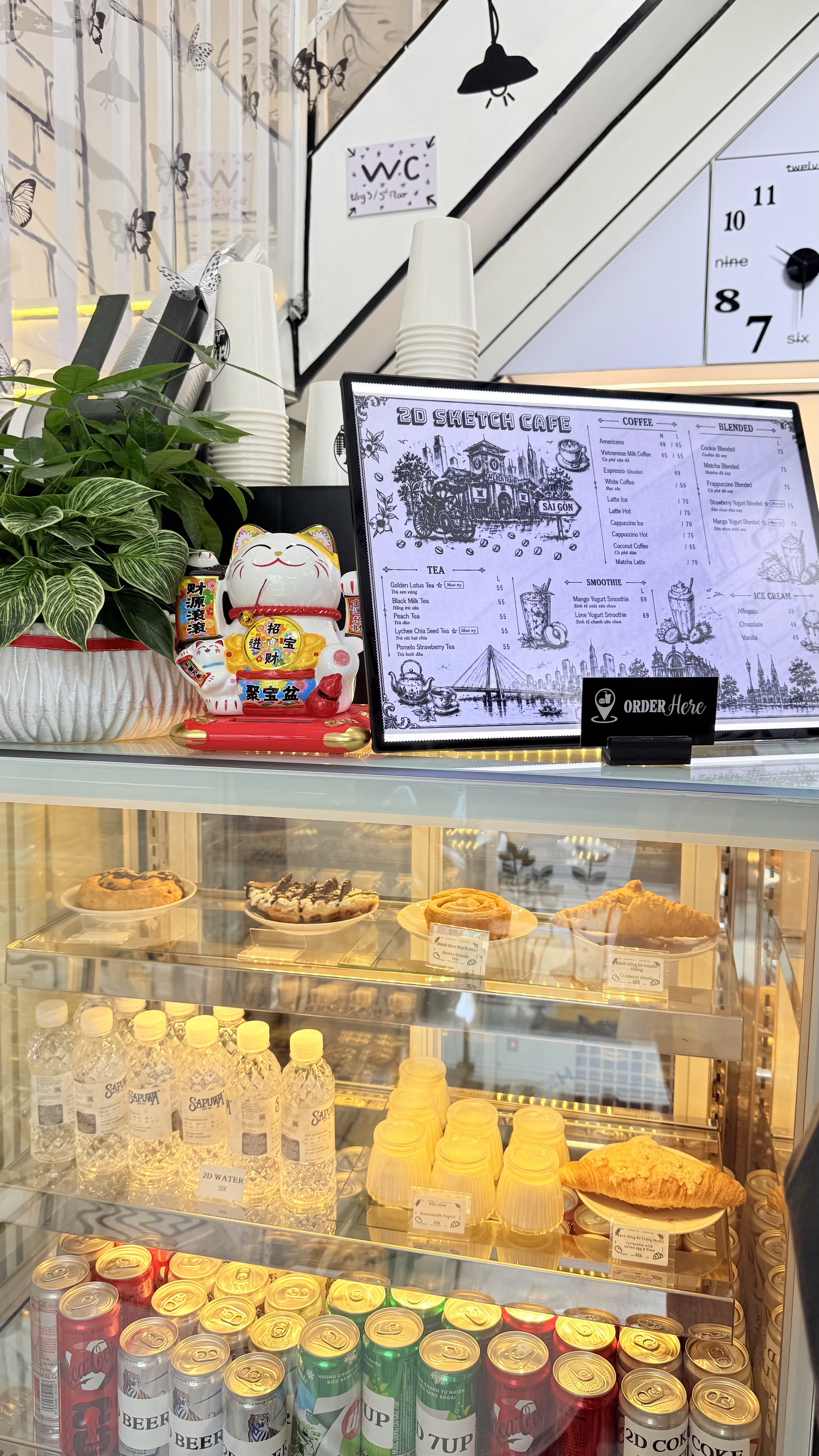 The dessert case