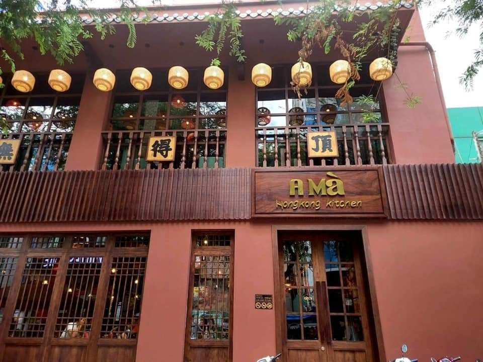 Mặt tiền A Mà Kitchen Võ Văn Tần