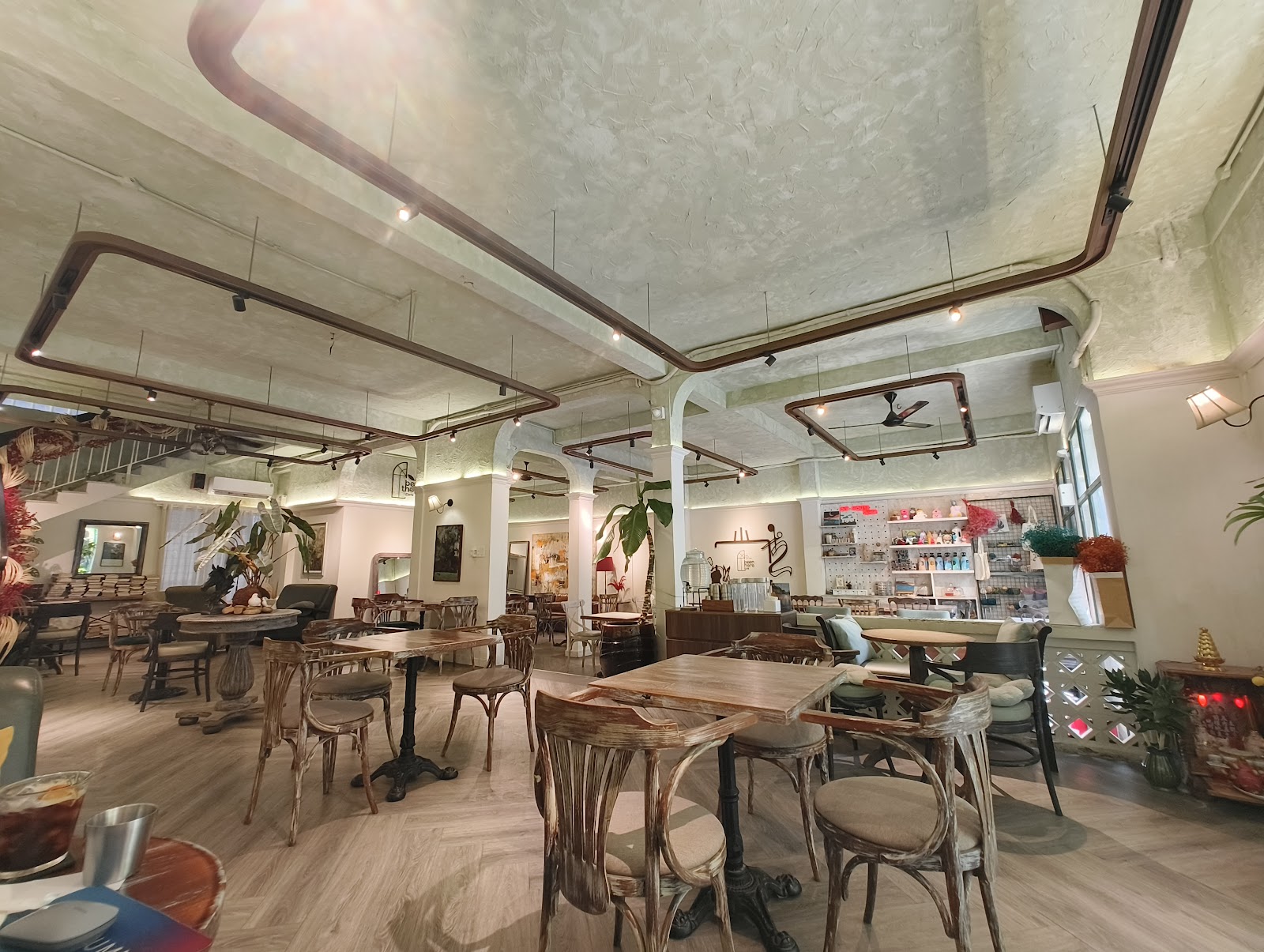 Beanthere's plant-filled interior