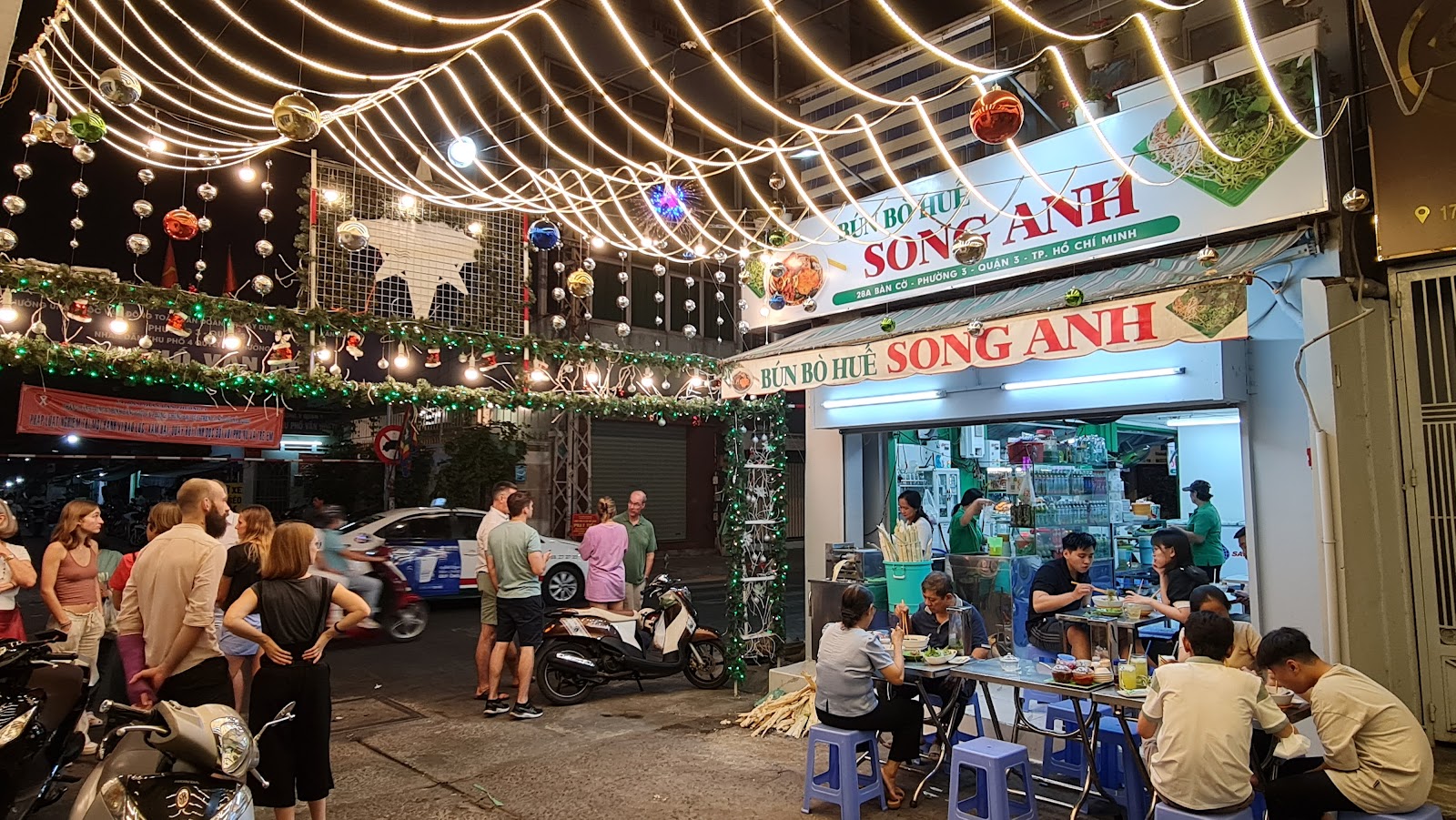 The Song Anh corner storefront at 28A Ban Co (pending the venue photo pass)