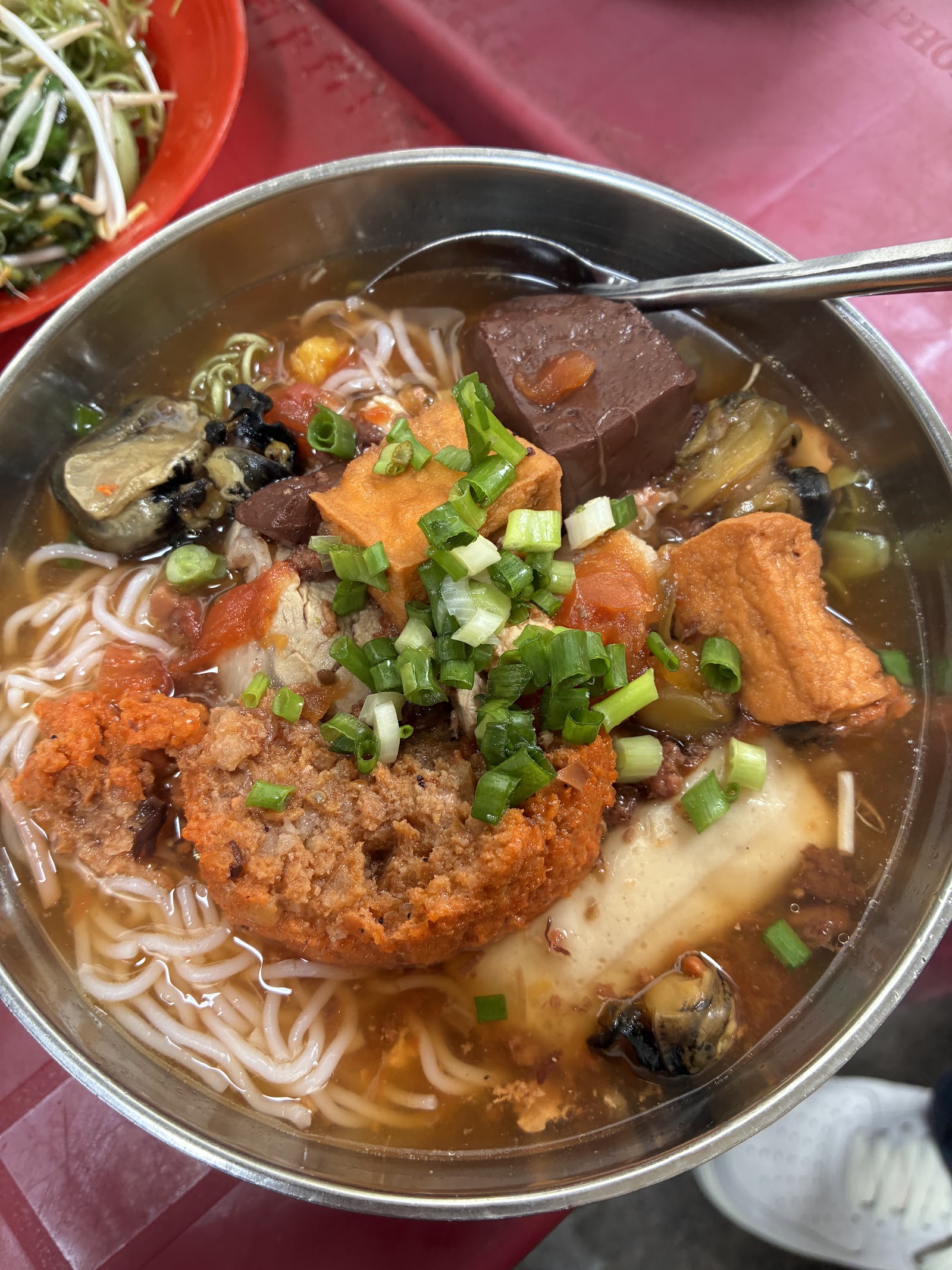 The steaming 219 crab-paste bún riêu bowl (pending the venue photo pass)