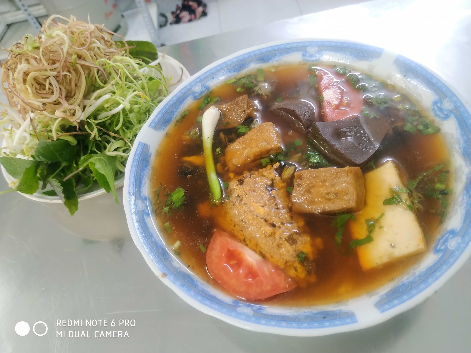 Inside Bún Riêu Cô Lệ in the morning (pending the venue photo pass)