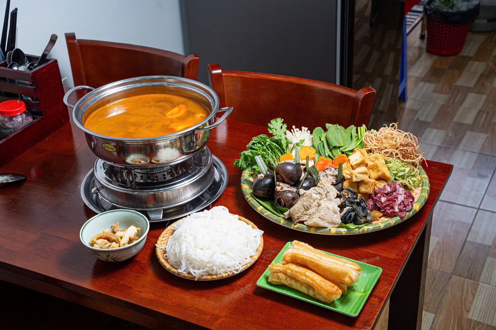 The bún ốc bowl with giant snails (pending the venue photo pass)