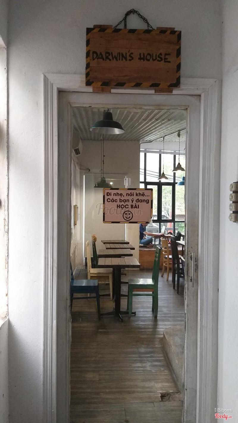 Darwin's House — the quiet upstairs study zone