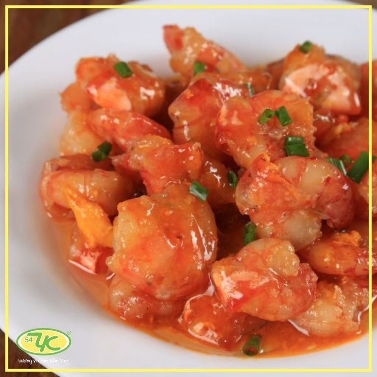 Braised-shrimp rice plate — richly braised shrimp