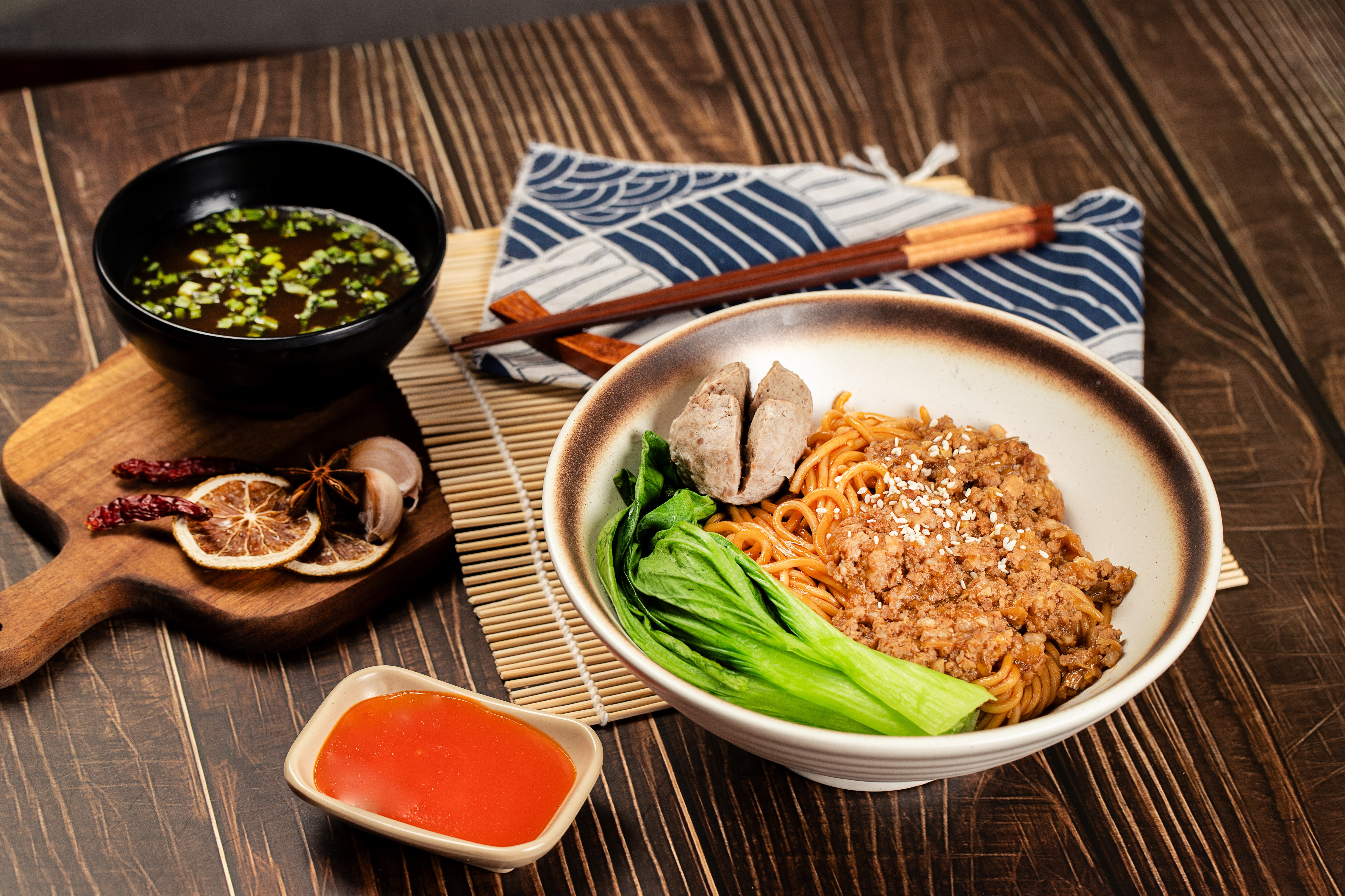 A bowl of Taiwanese beef noodle