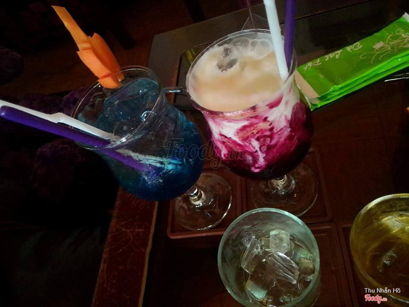 Soda Blue Ocean và yaourt việt quất