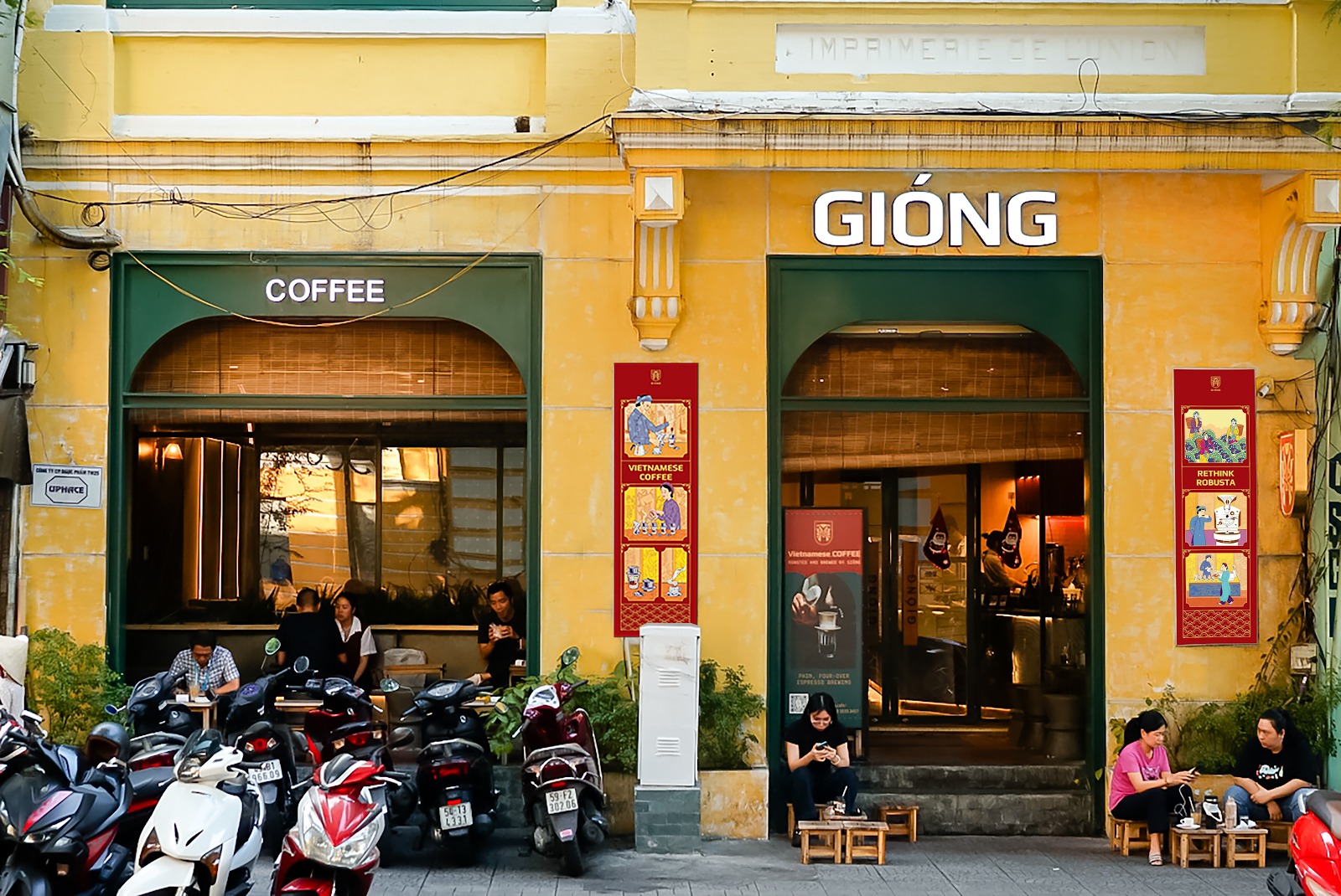 The GIÓNG storefront at 57 Nguyen Du