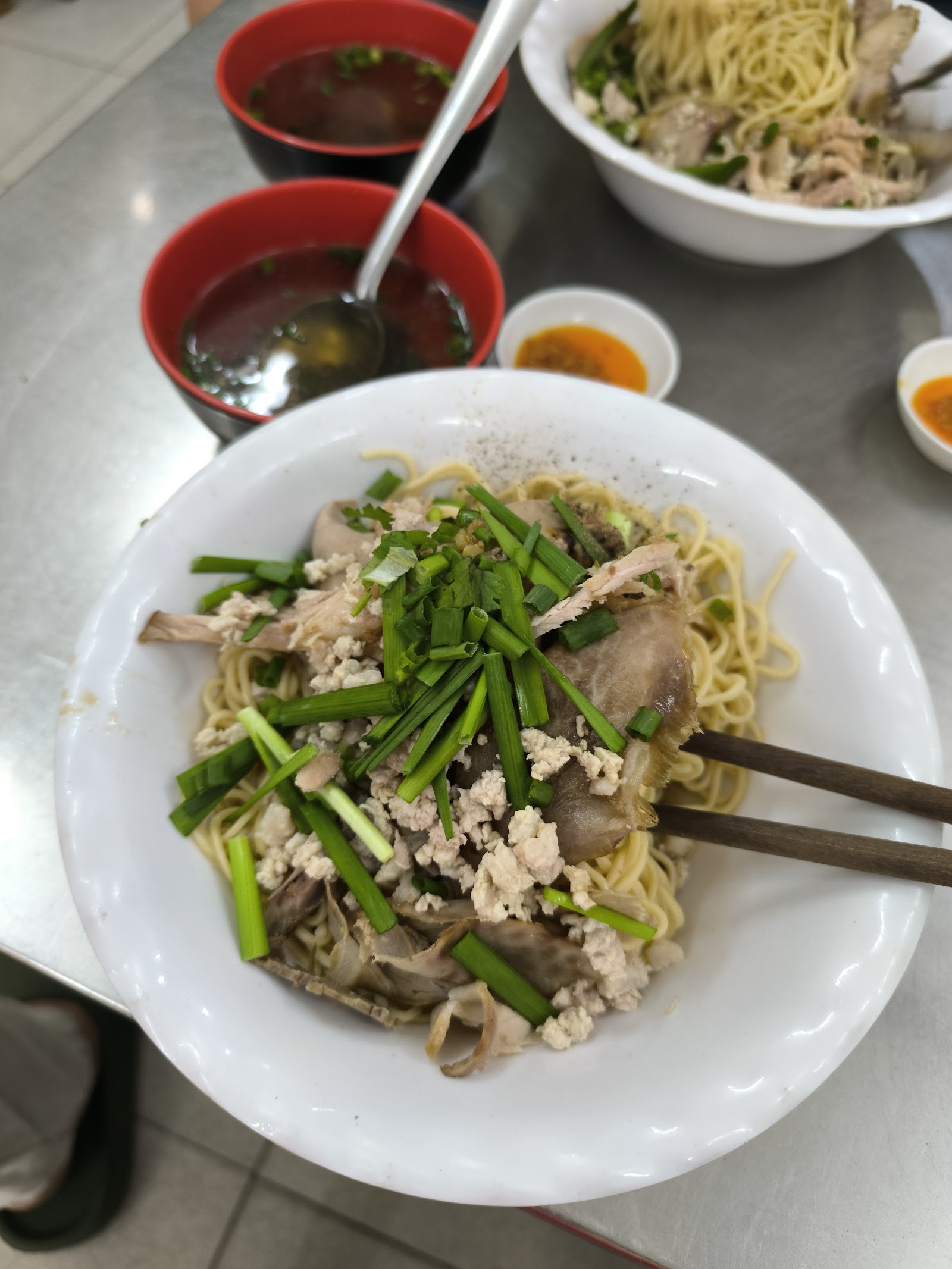 Broth closeup