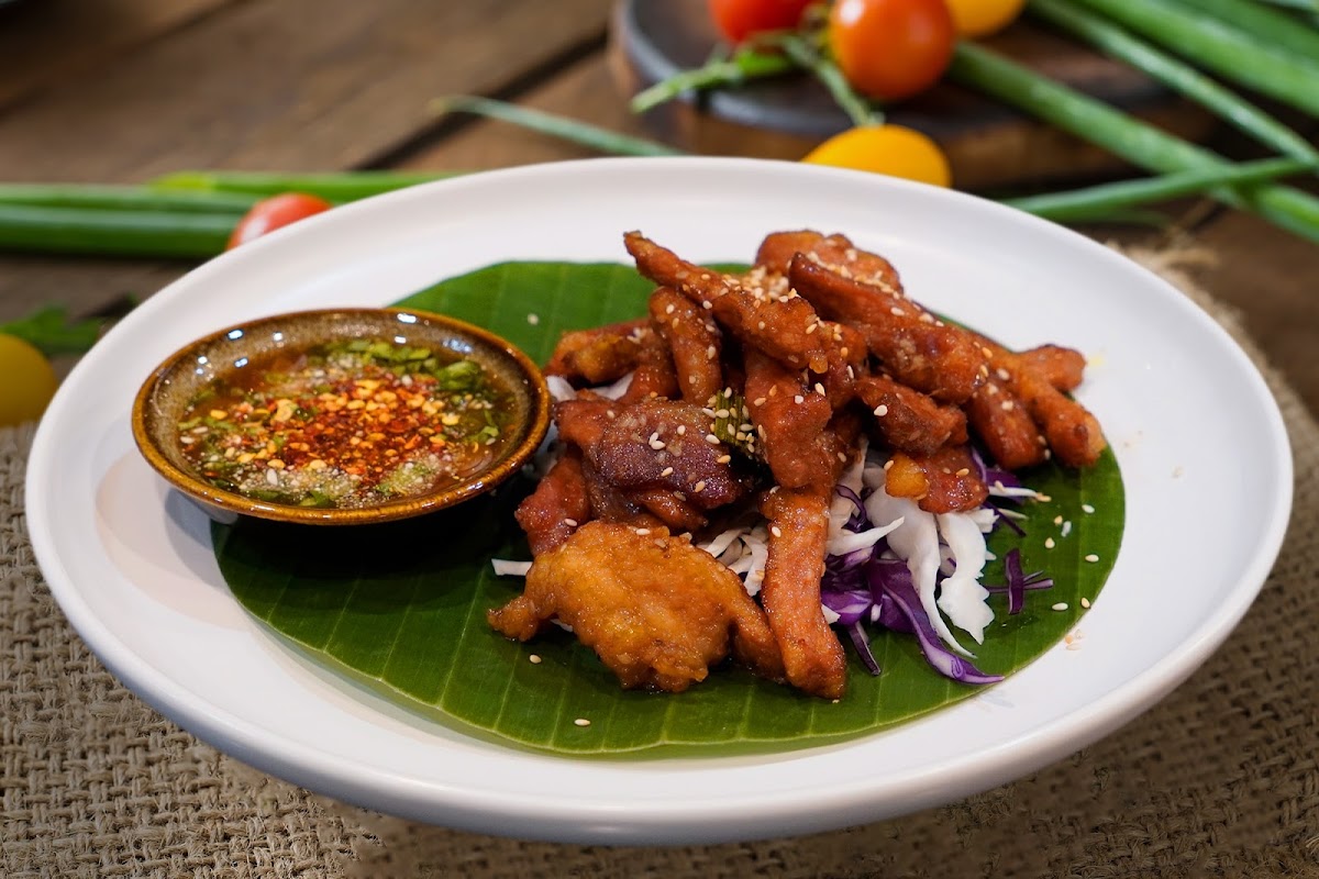 Crispy fried pork