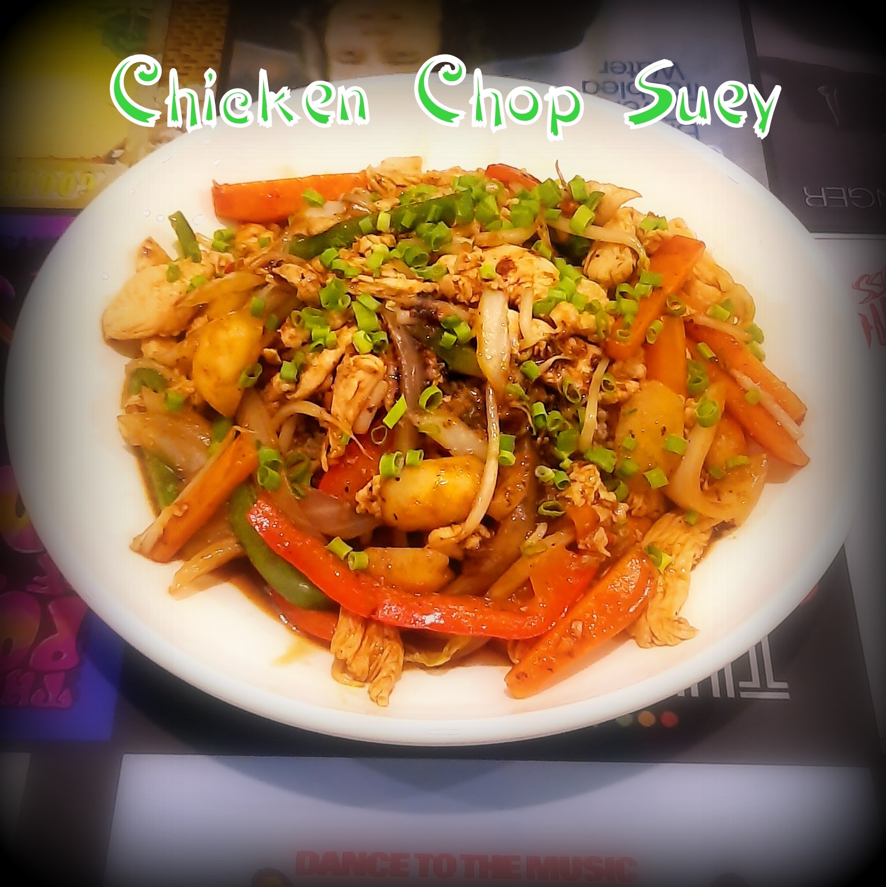 Stir-fried chicken with vegetables