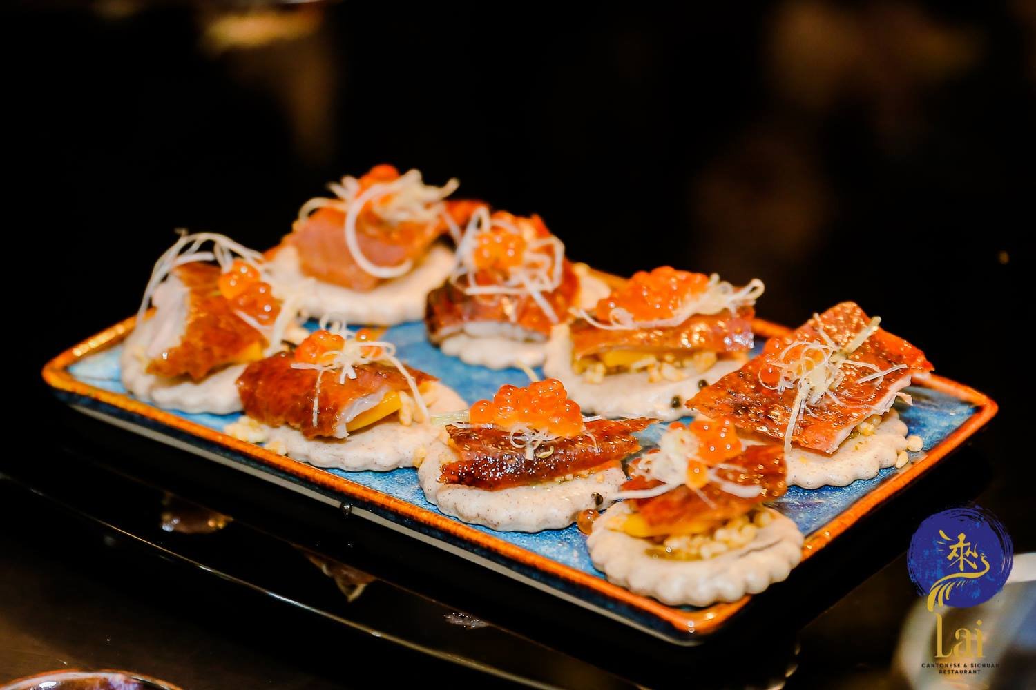 Peking duck canapés