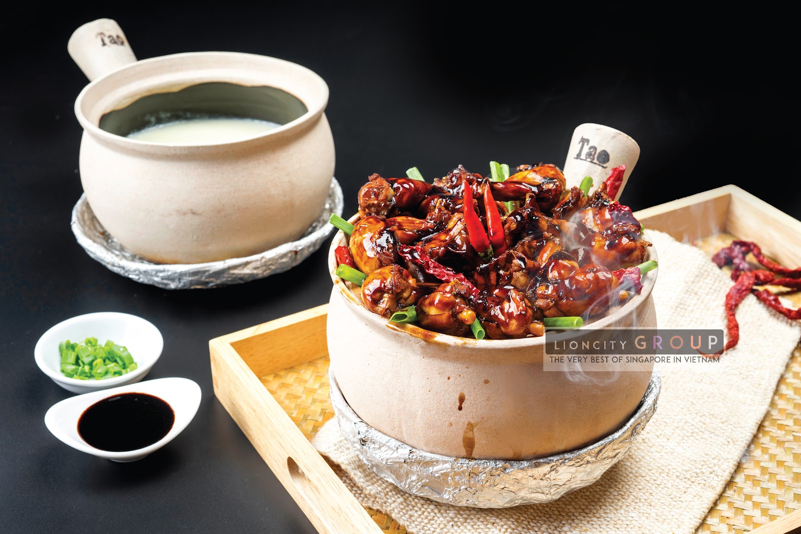Frog porridge with crab