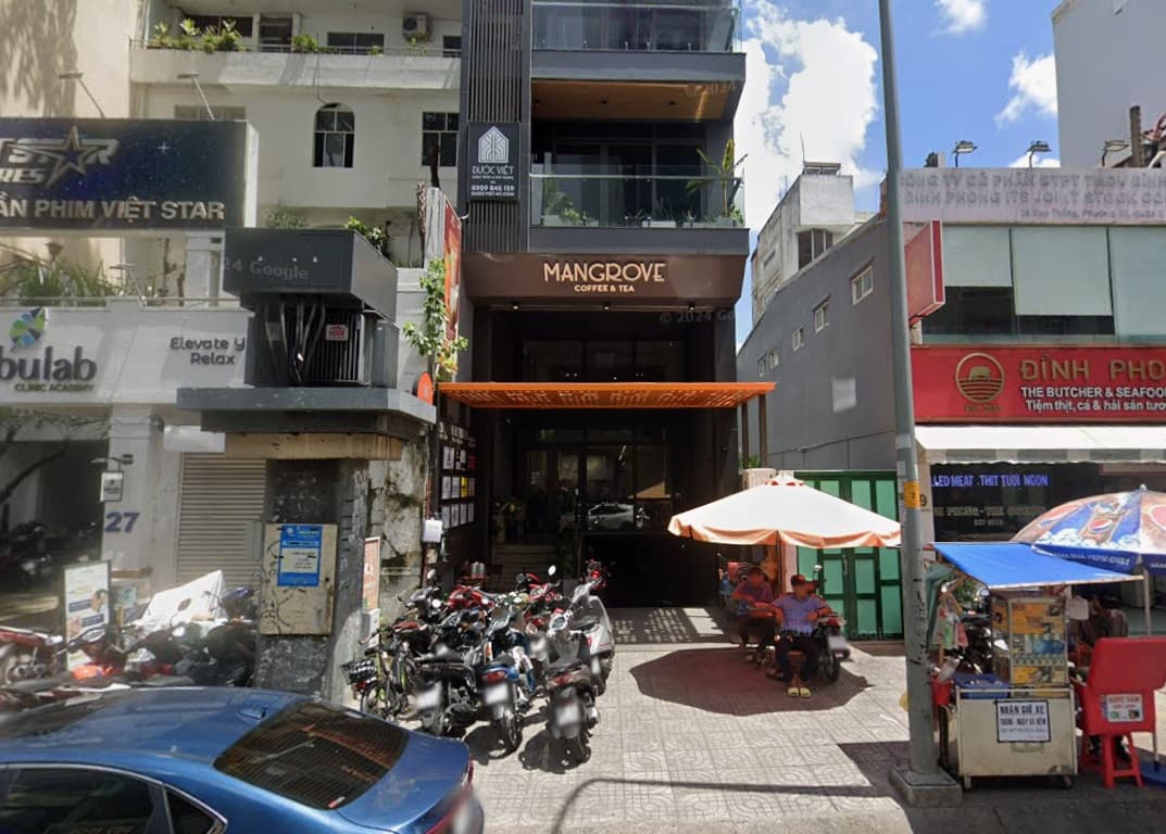 Mặt tiền Mangrove Coffee & Tea tại 29A Cao Thắng