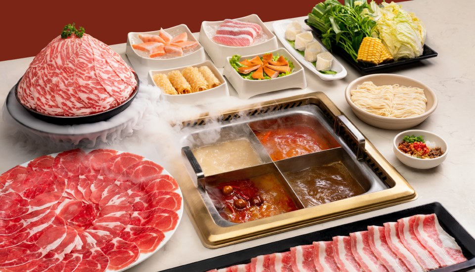 Four-compartment hotpot