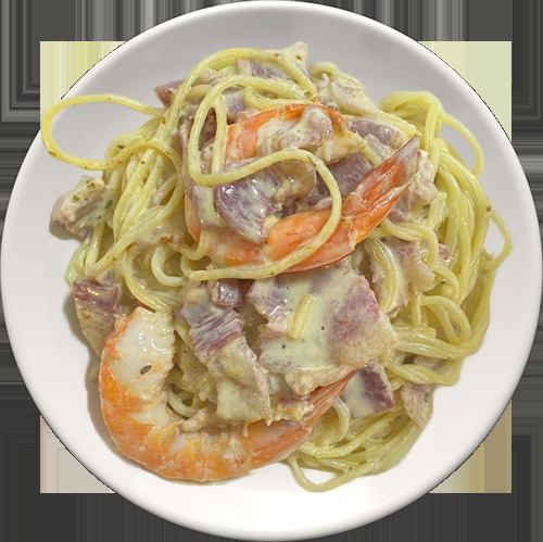 The house shrimp pasta