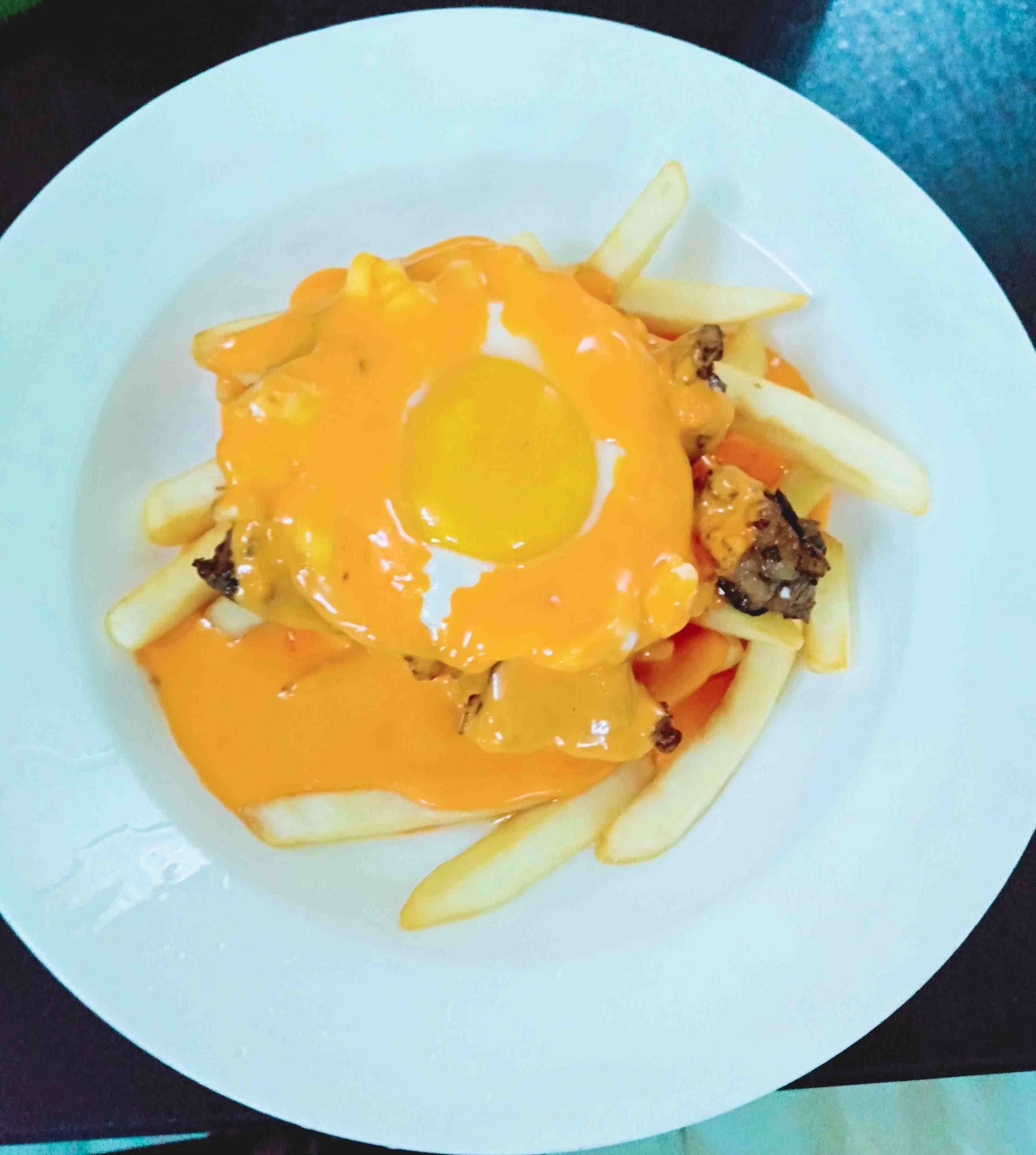 The house cheese-shaken fries