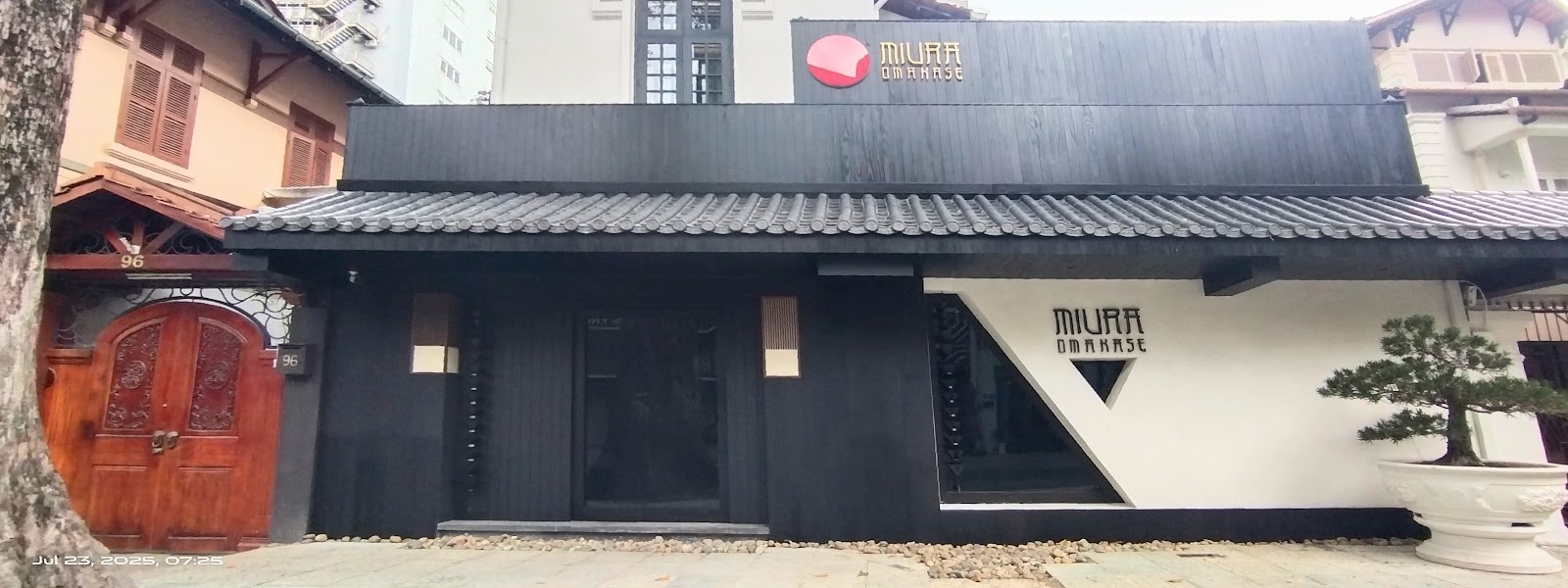 The MIURA Omakase storefront