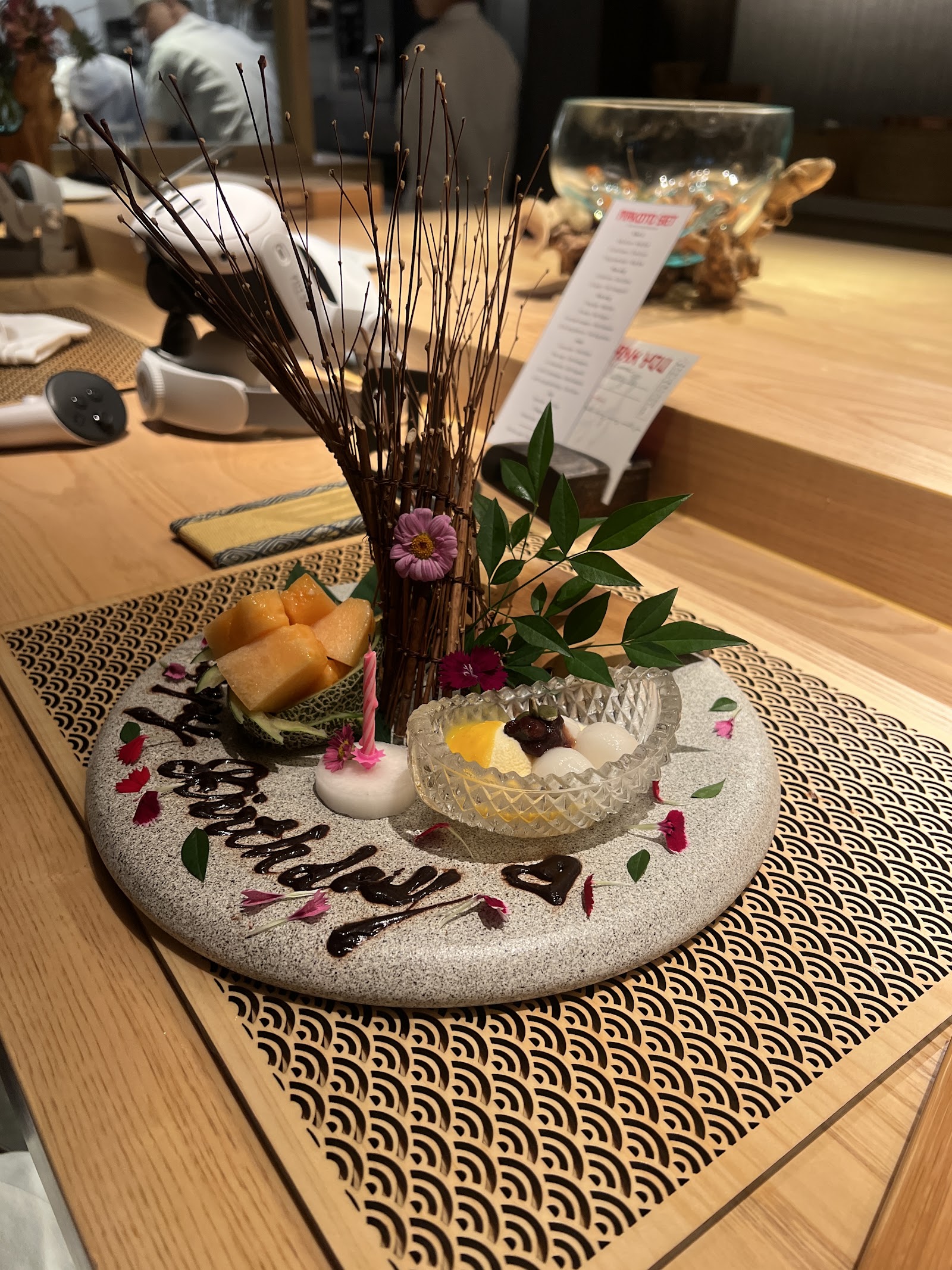 Dessert platter