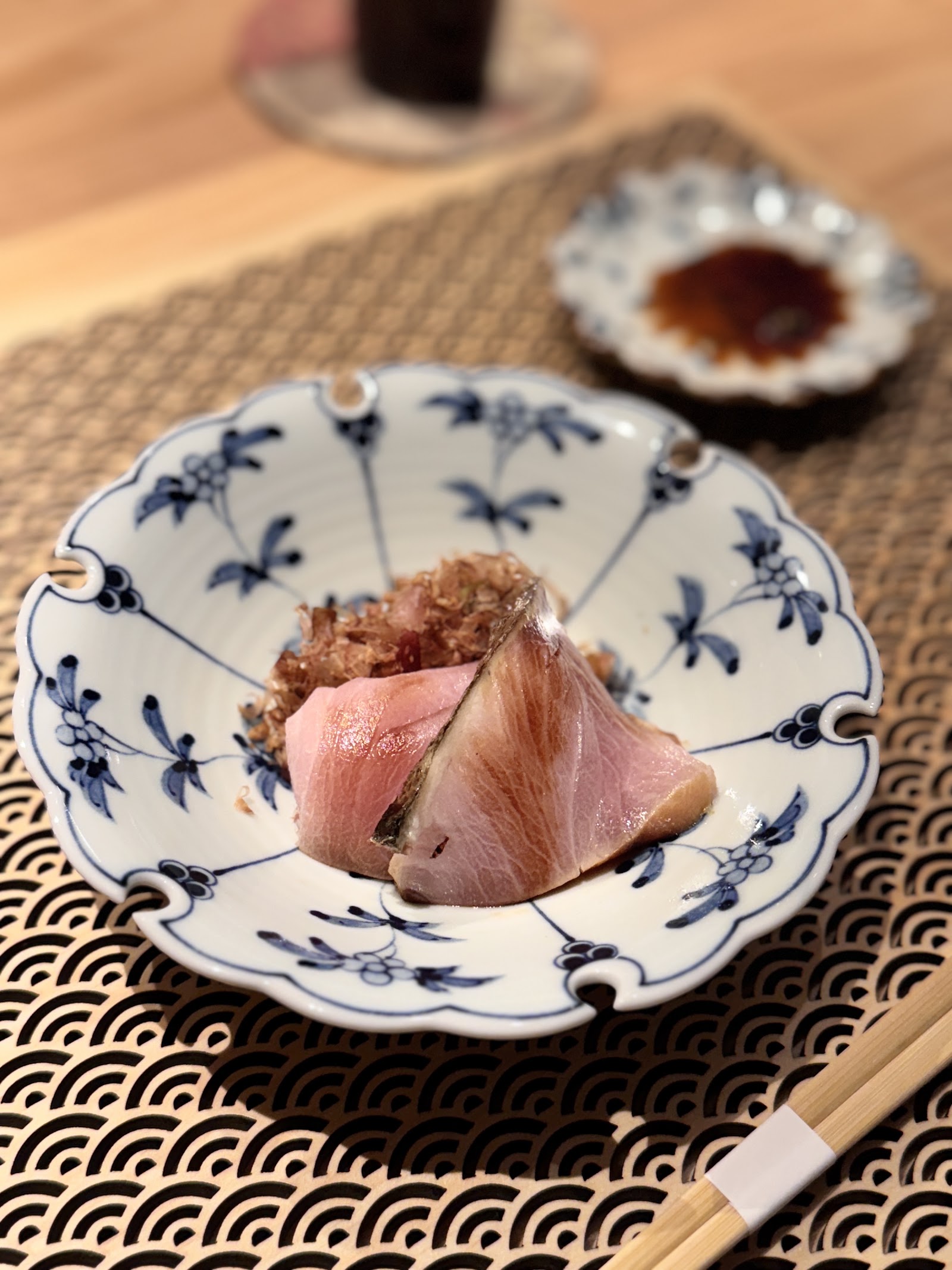 Seared sashimi