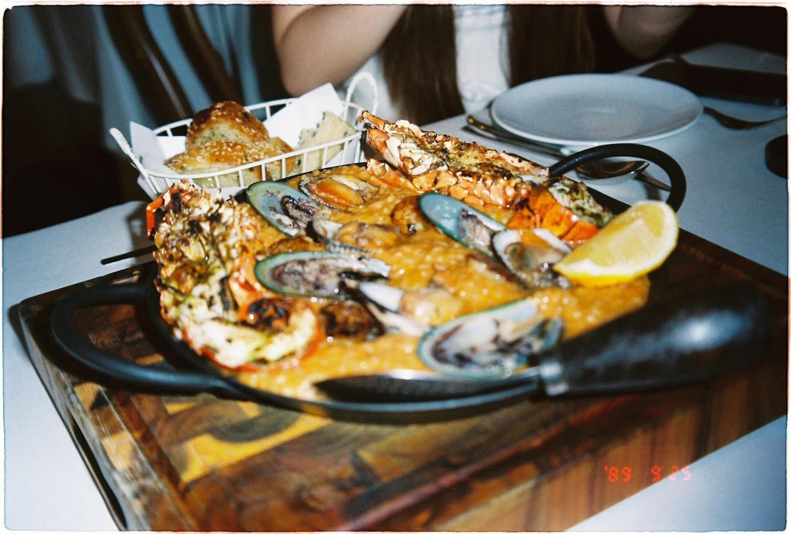 Seafood starters at Muội