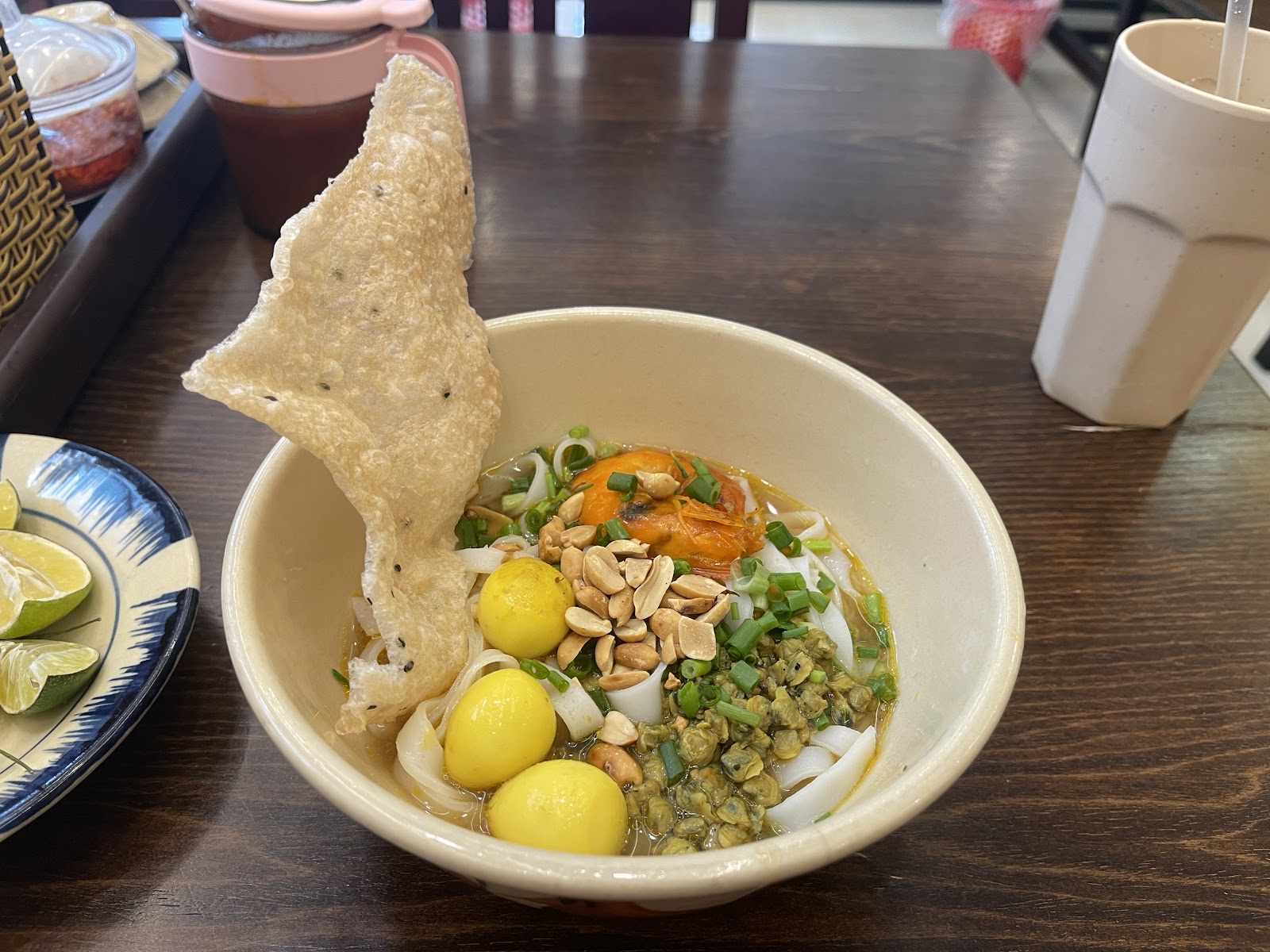 Bánh tráng cuốn thịt heo and house-brewed sâm (pending the venue photo pass)