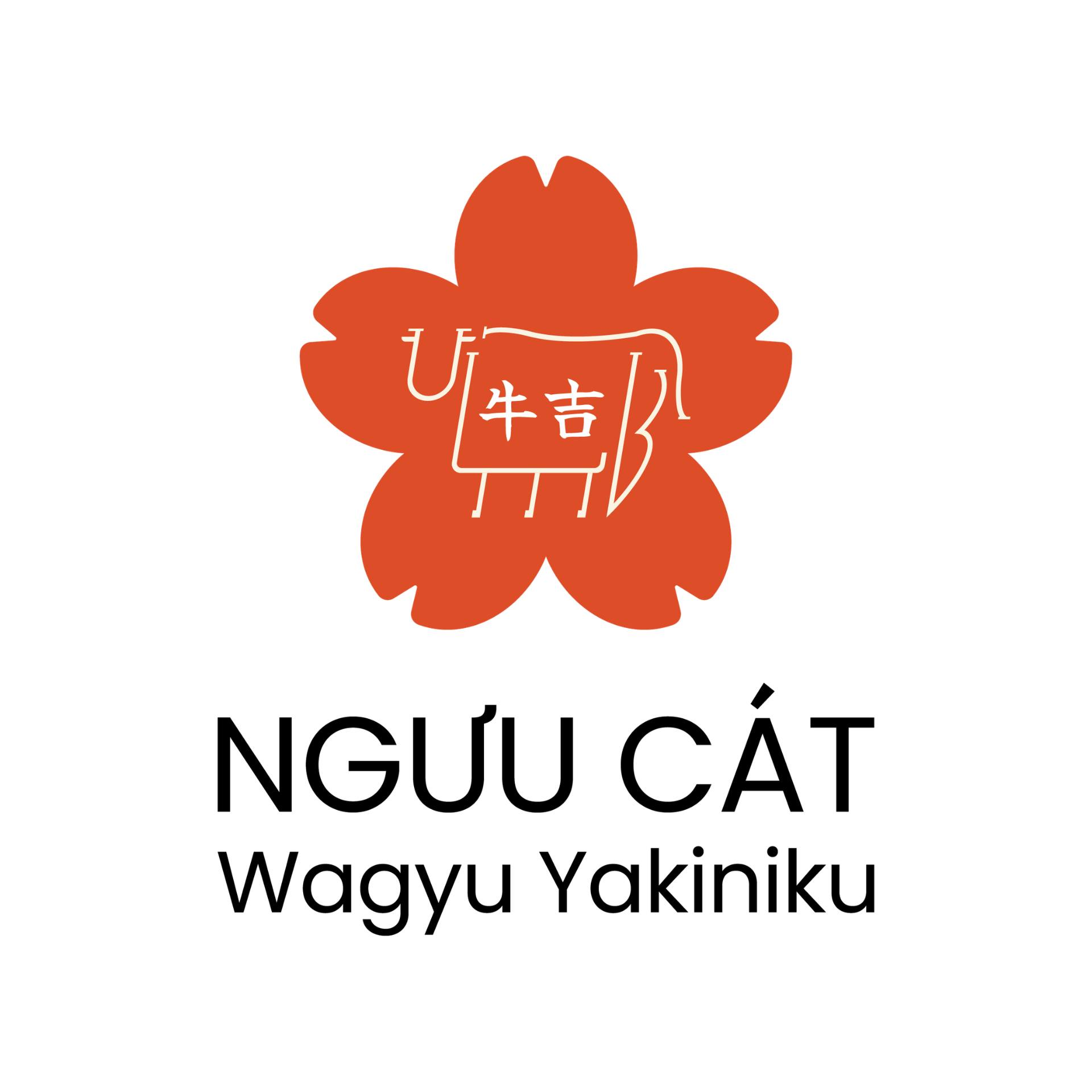 Logo Ngưu Cát Wagyu Yakiniku