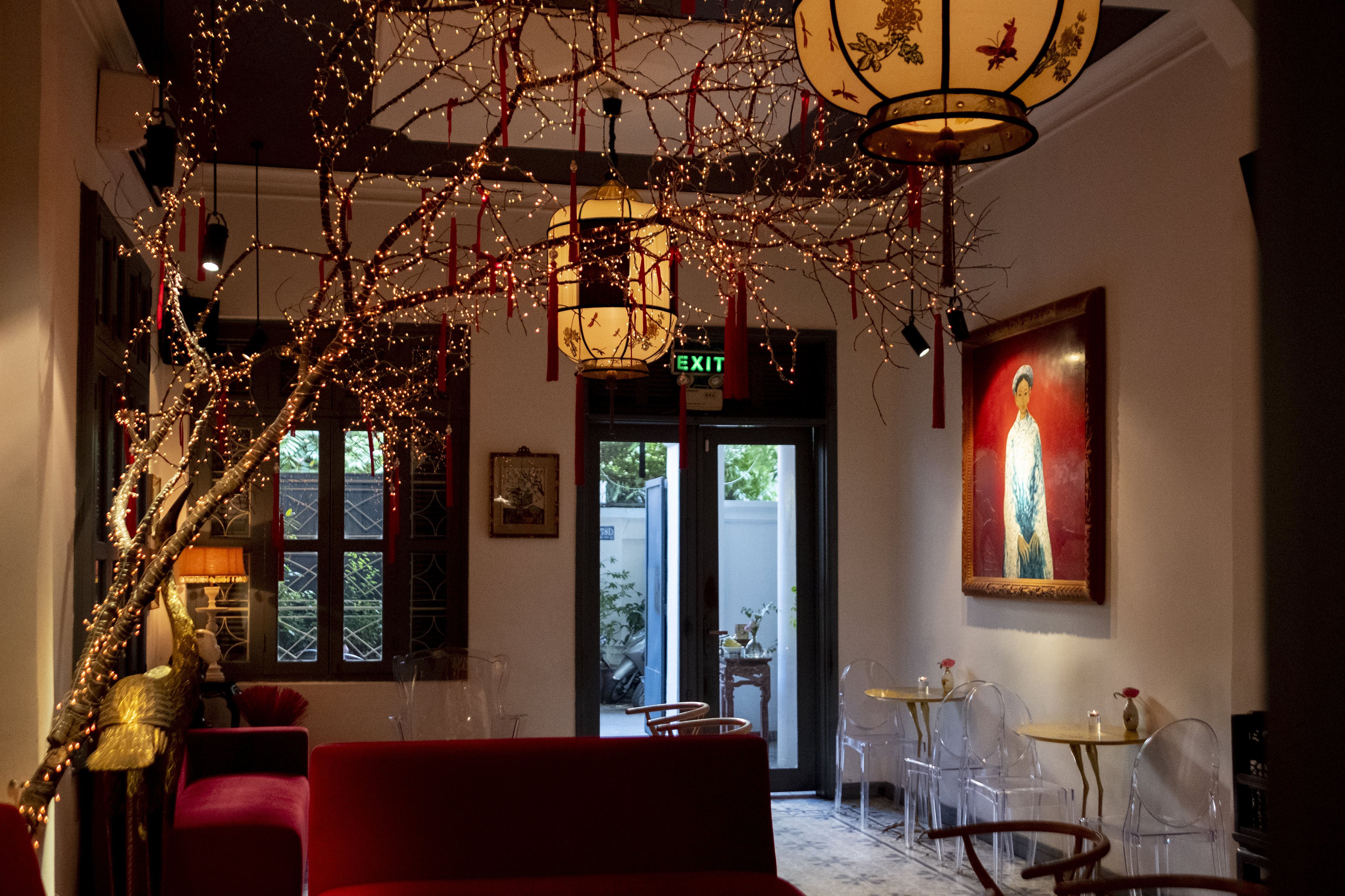 Không gian chờ trước khi vào phòng tối của Noir.