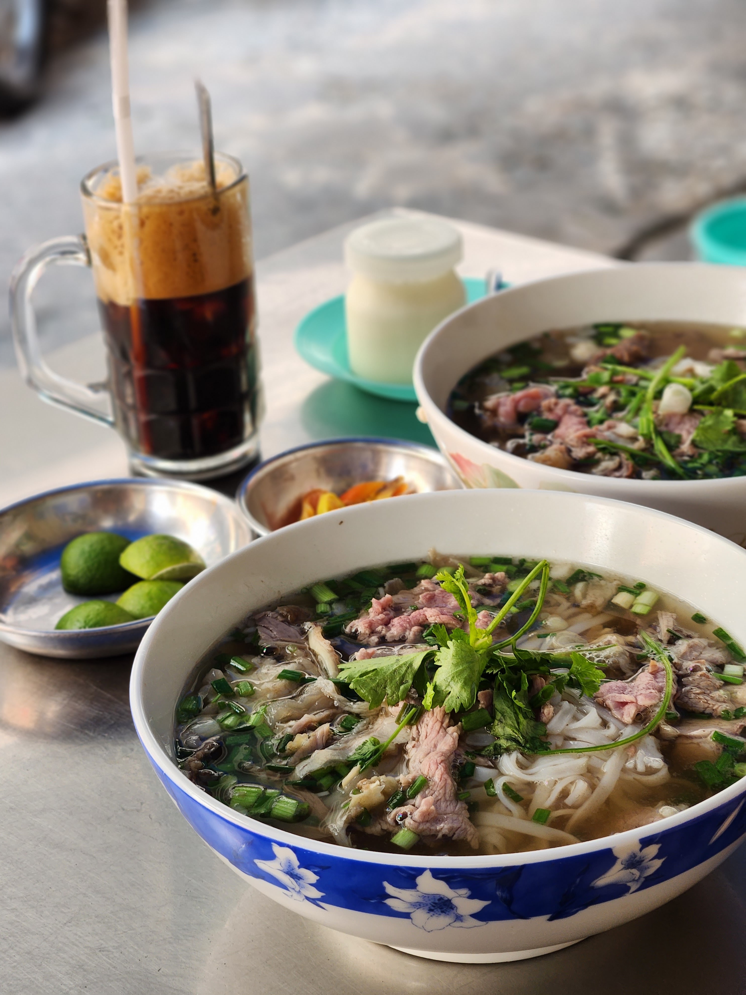 A Pho Dau bowl