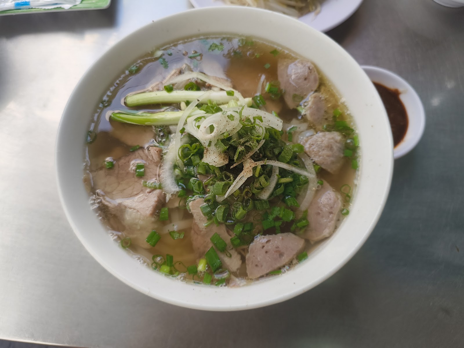 Beef-ball pho — photo from Google Maps