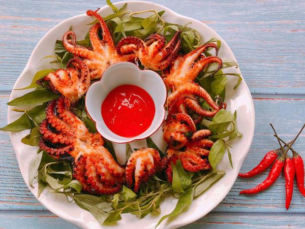 Grilled octopus