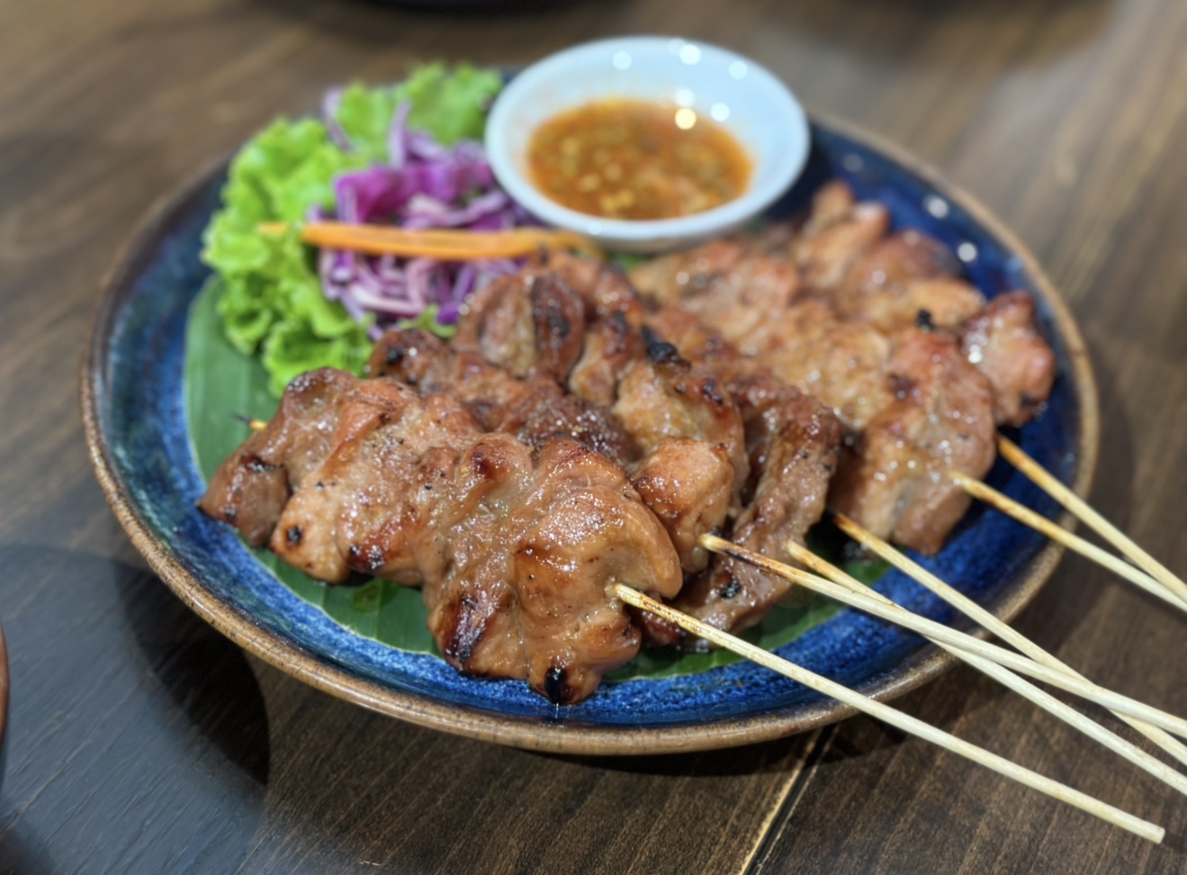 Xiên thịt heo nướng