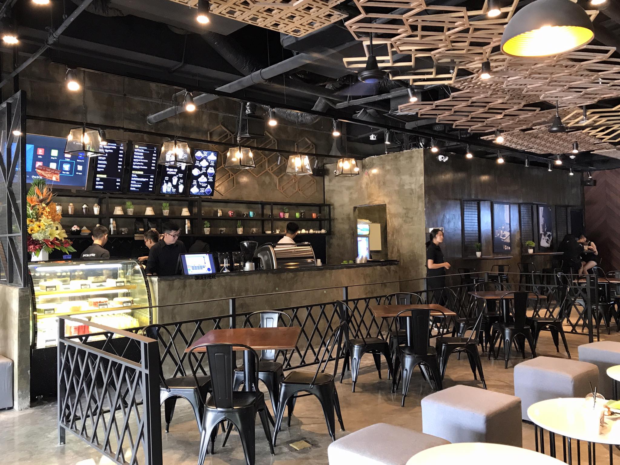 Quầy order Snob Coffee