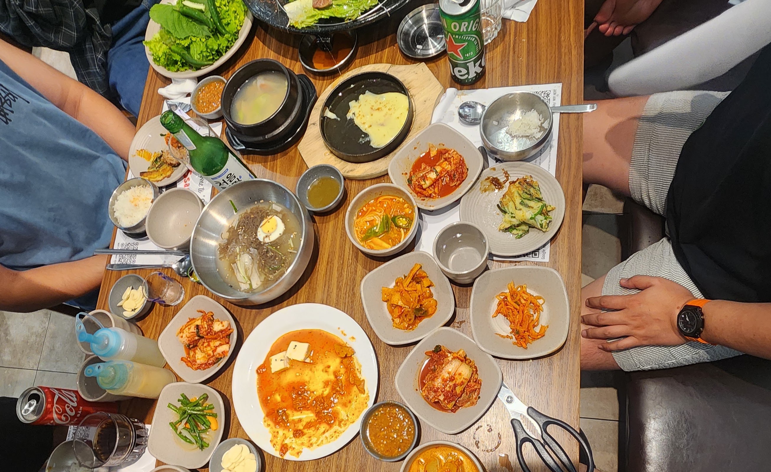 싹쓰리의 반찬 한상