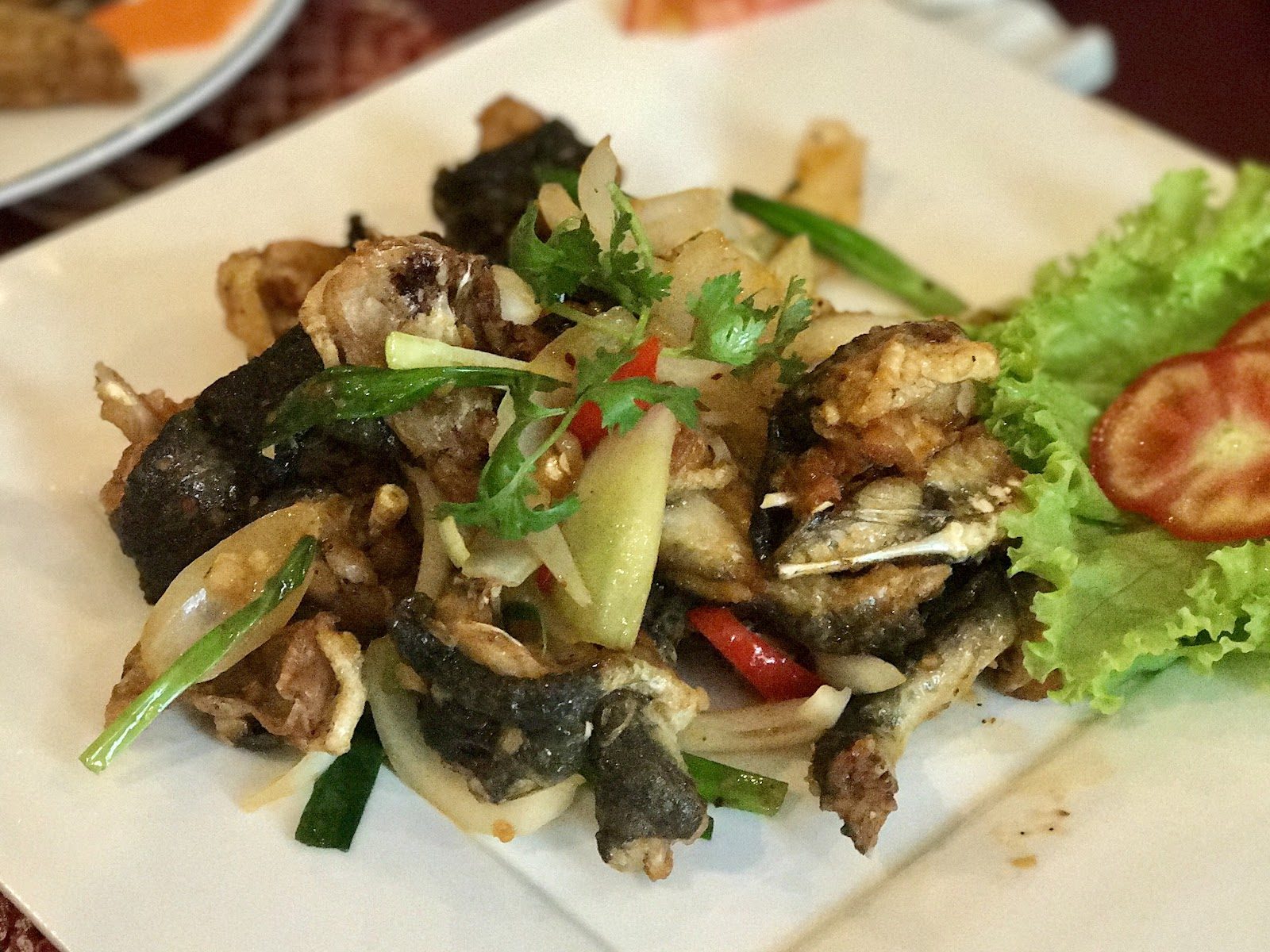 Ếch xào