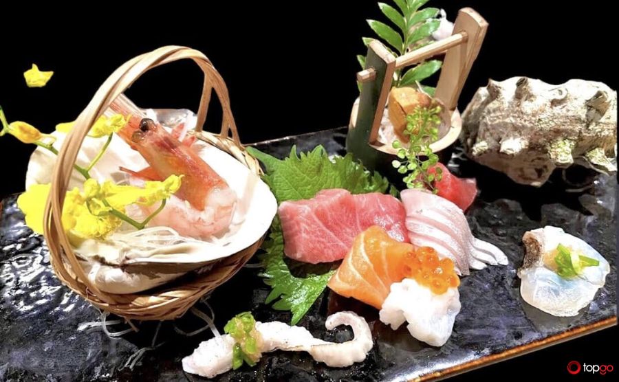 Các món omakase tại Sushi Taka