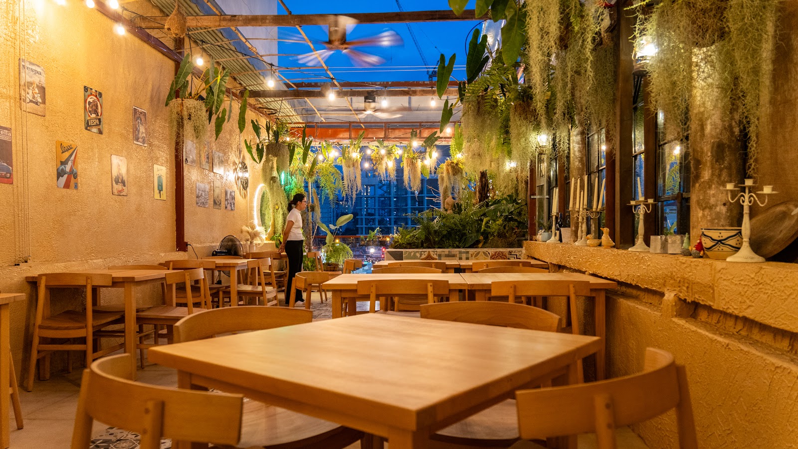 The Terraviva terrace by day