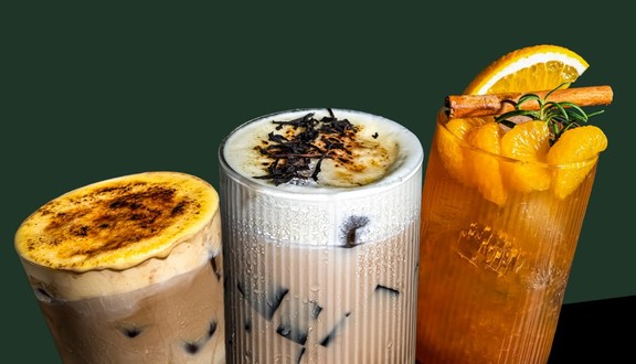 The Hideout's three signature drinks in daylight