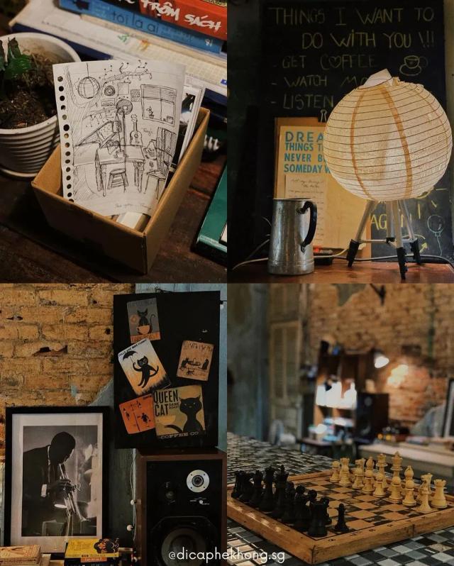Things Café — sách, đèn và đồ sưu tầm