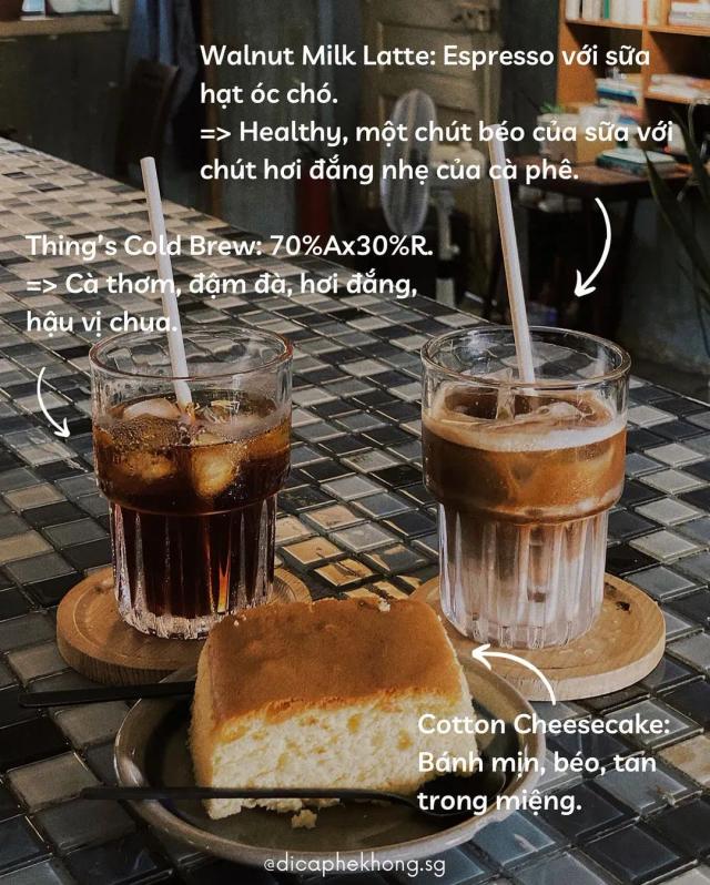 Things Café — các thức uống mang tên quán