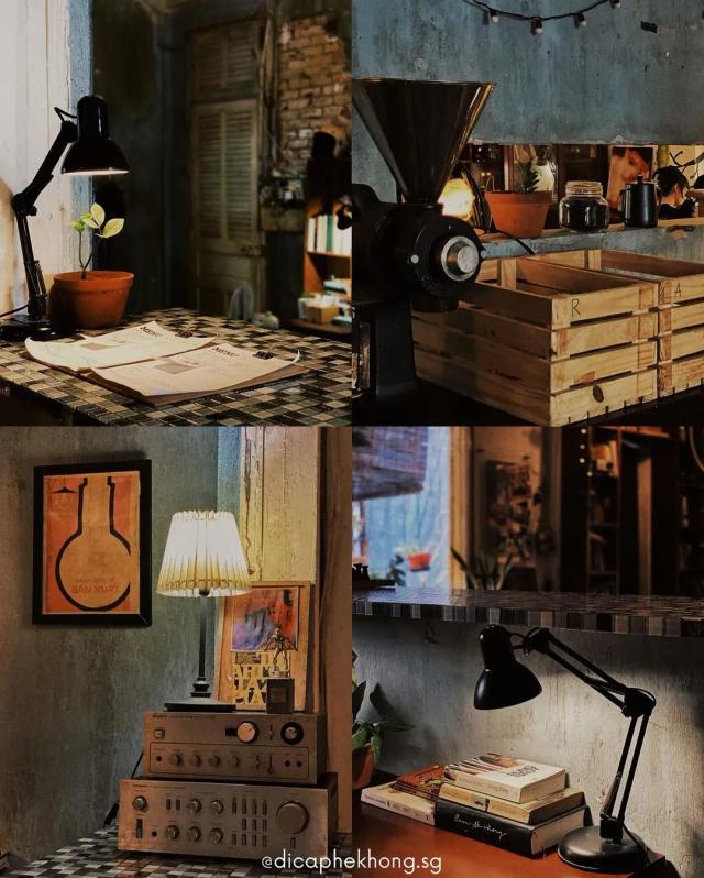 Things Café — the vintage corner with old furniture