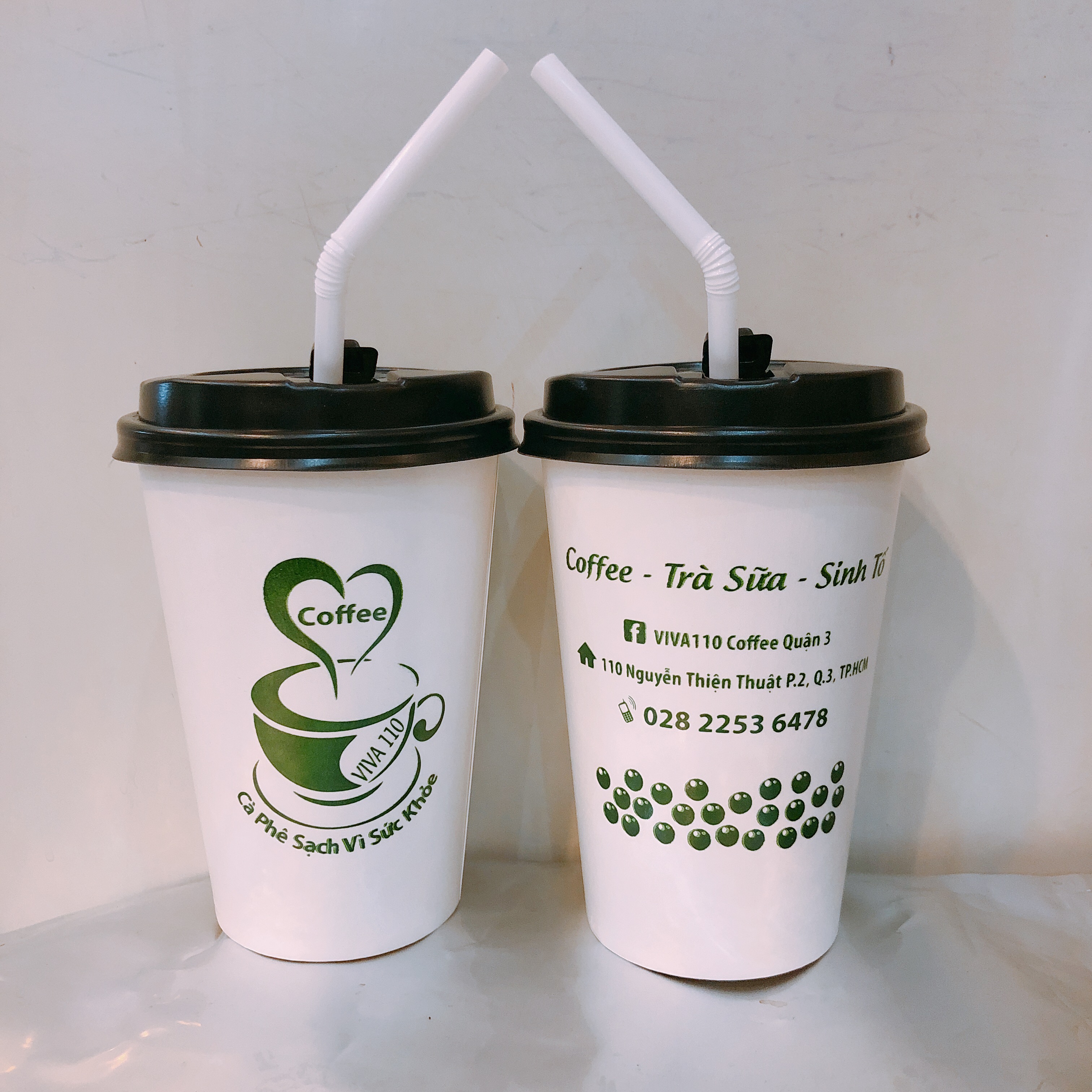 Ly giấy in logo VIVA