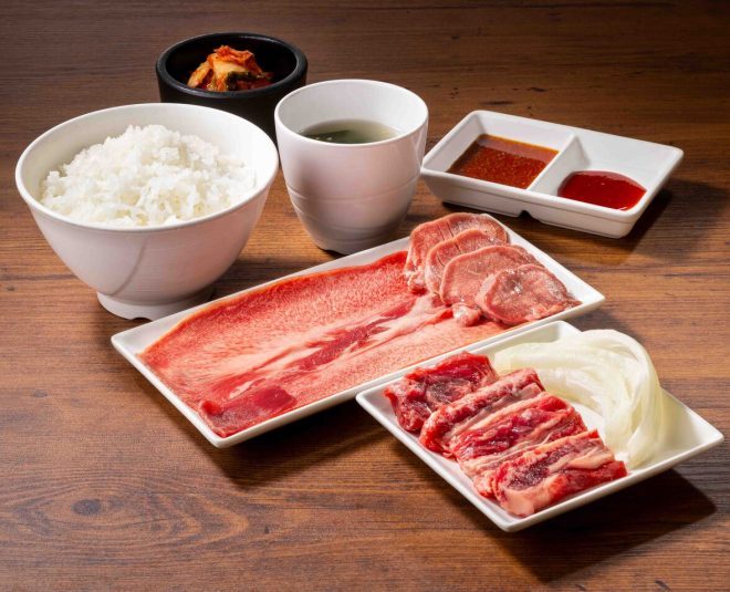 Gyu Tan Set: lưỡi bò thái mỏng