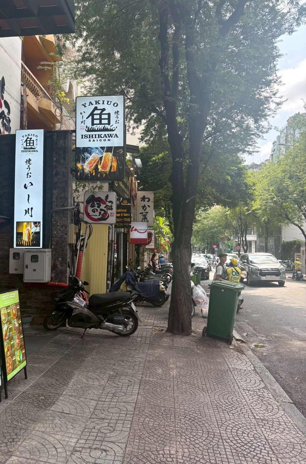 Yakiuo Ishikawa Saigon storefront on Thai Van Lung